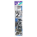 【衝撃!4点購入で最大1万ポイント!】ささめ針 チヌ鈎 AA302 針2号-ハリス1.5号 黒