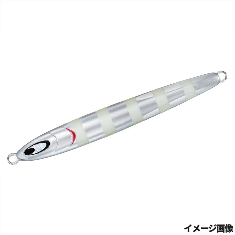 【5日限定！3点購入で最大5000p！】ダイワ ジグ 鏡牙ジグ セミロング 160g MLゼブラグロー