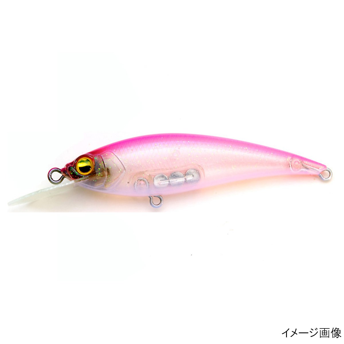 レイドジャパン ルアー LEVEL SHAD SPRINTER 68SR 012.スケルトンキャンディ