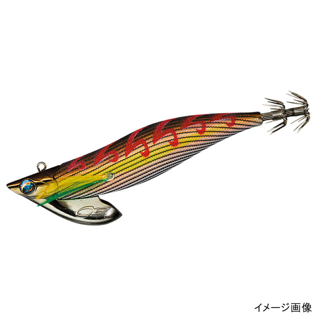 【お買い物マラソン！3点購入でP最大28倍！】ダイワ エギ エメラルダスボートII 3.5号-50 金-縞キン【ゆうパケット】