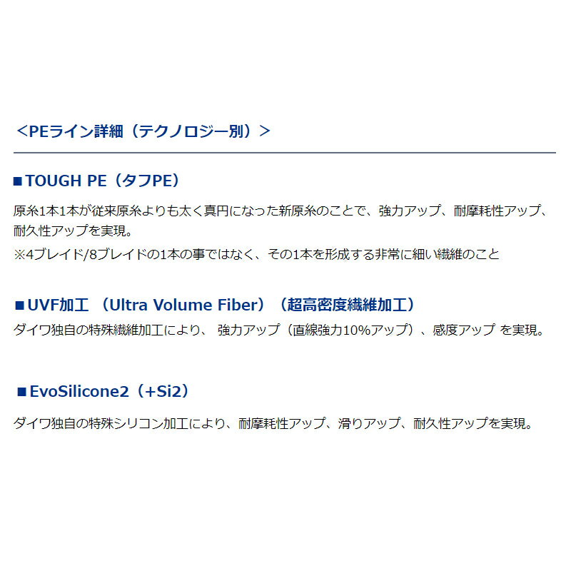 DAIWA UVF PE デュラセンサーX8+Si2 2号 / 300m (3)
