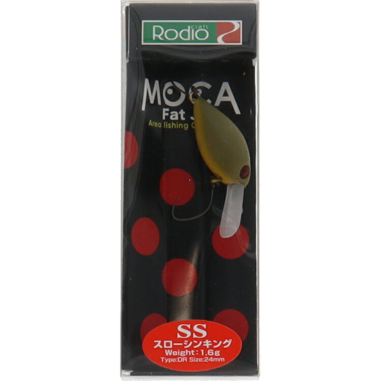 ロデオクラフト ルアー ファットモカ ジュニア DR SS 18 黄/緑【ゆうパケット】