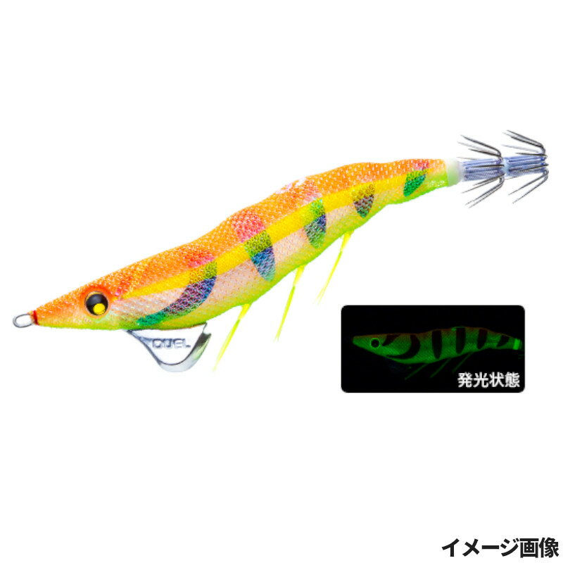 デュエル エギ EZ-Q イージーQ ダートマスター SS 3.5号 3.LMOG 夜光マーブルオレンジ