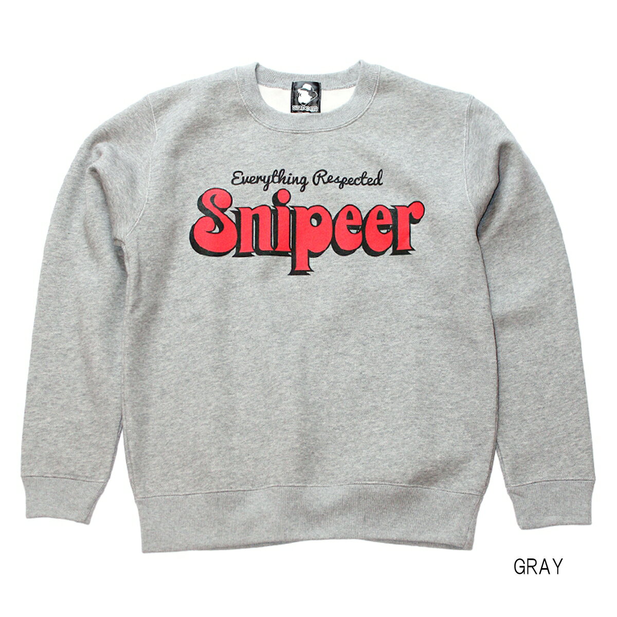 �ڸ��ʸ¤�� ������ ���ʥ��ѡ� S-LIDER SWEAT SNP-SW002-G L GRAY