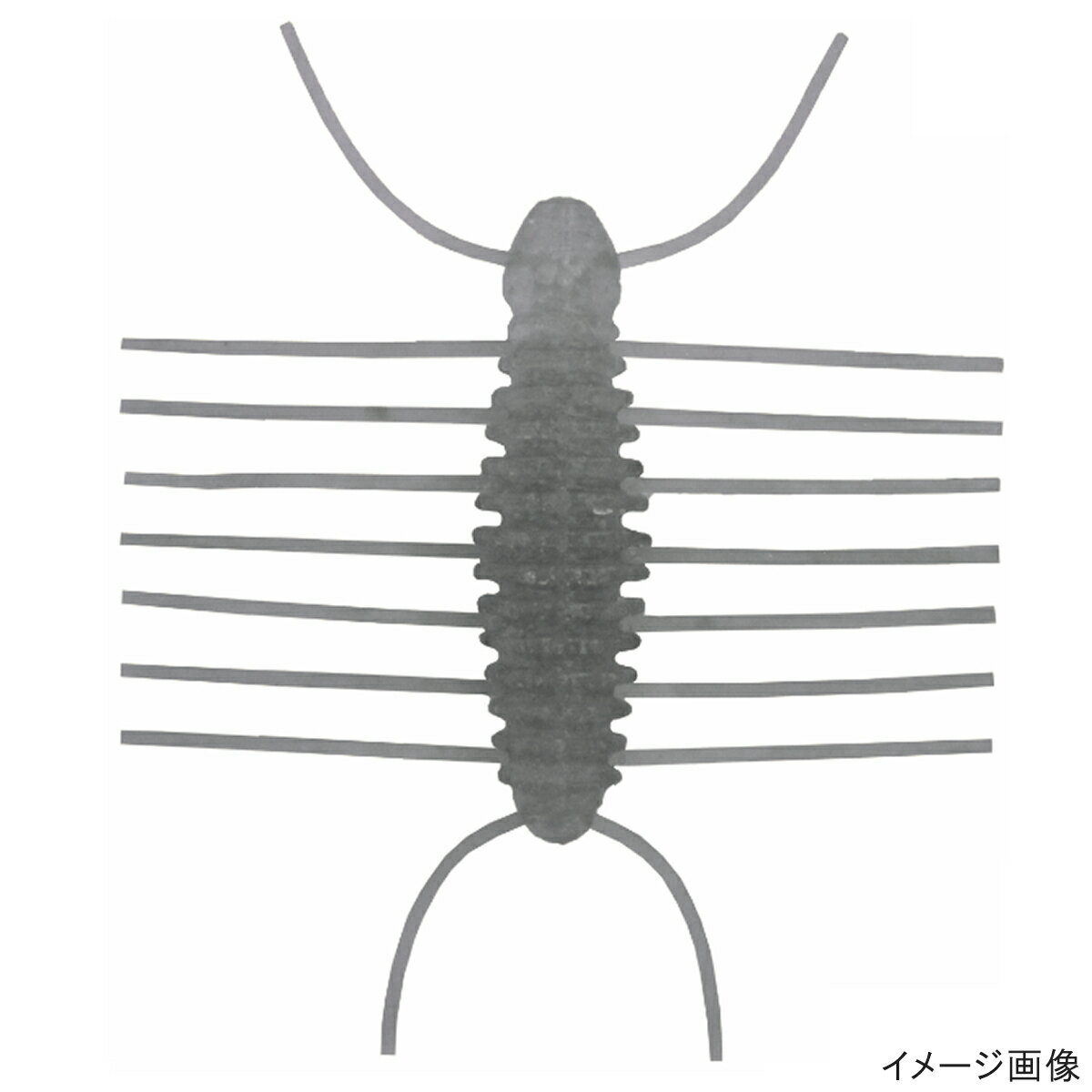 イマカツ ワーム 三原虫40 #S-379 ステルス【ゆうパケット】