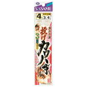 【衝撃!4点購入で最大1万ポイント!】ささめ針 投げカワハギ K−902 針4号−ハリス3号【ゆうパケット】