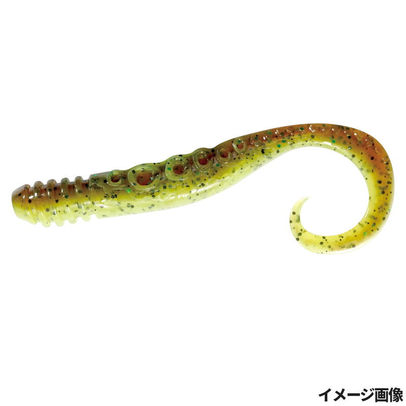 Rakuten - マグプロダクツ ワーム マグバイト タコ足一本 3.5インチ 19 グリパンチャート MBW15【ゆうパケット】