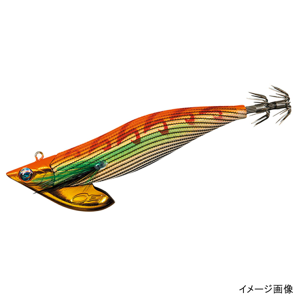 【お買い物マラソン！3点購入でP最大28倍！】ダイワ エギ エメラルダスボートII RV 3.5号-50 RV-2 金-縞オレンジ【ゆうパケット】