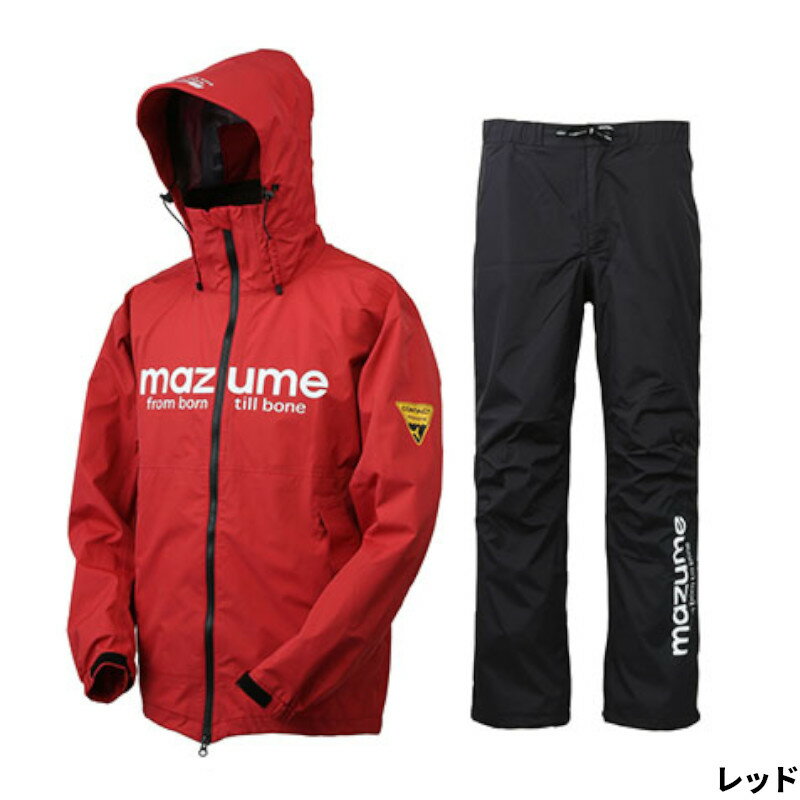 オレンジブルー ウェア マズメ コンタクトレインスーツ II S レッド MZRS-688