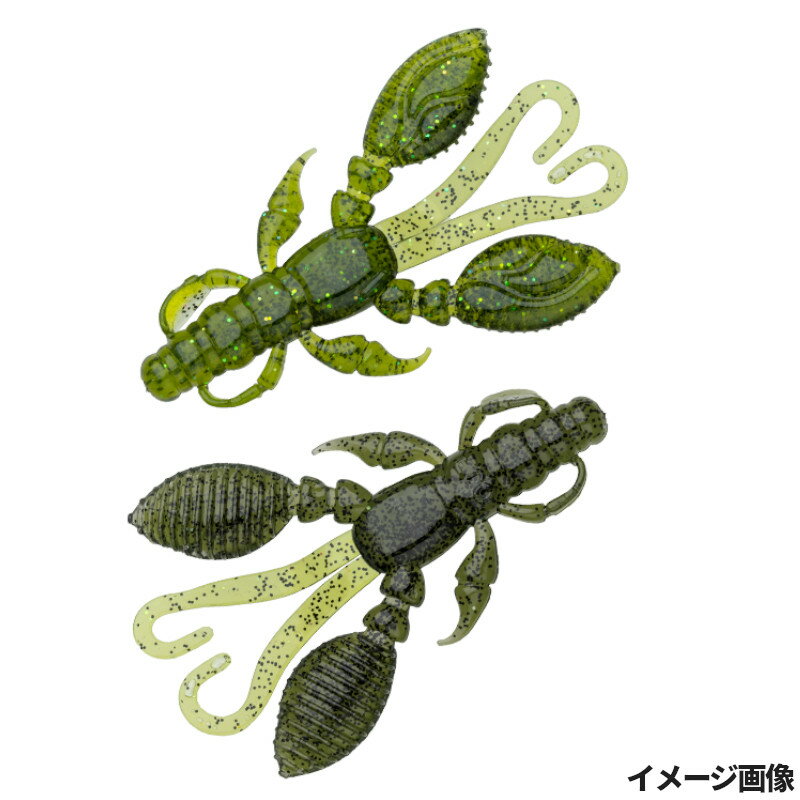 蝦型軟蟲 - ノリーズ ワーム ロッククロー 3インチ 560 インビジブルメロン【ゆうパケット】