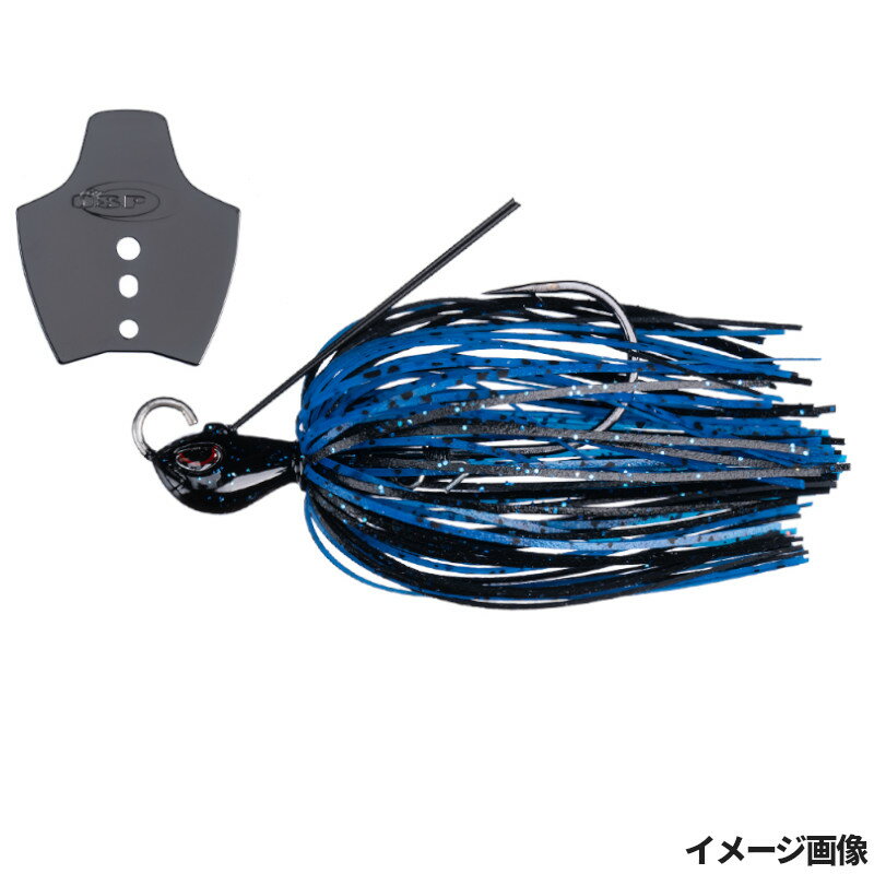 オーエスピー ルアー メタルブレードジグ 1/4oz BJ56 ブラック/ブルー【ゆうパケット】