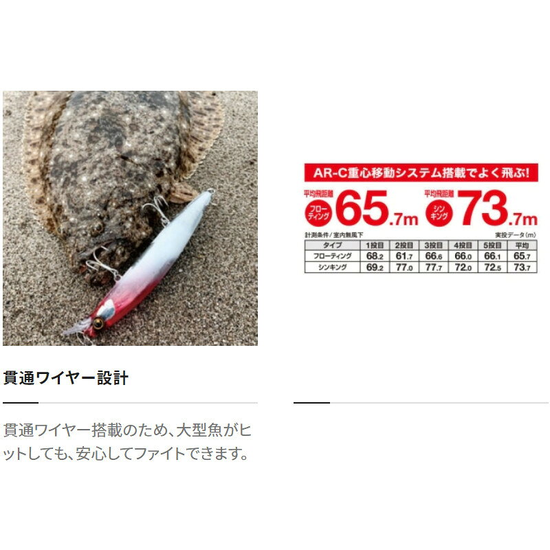 ヒラメミノー 135F フラッシュブースト TスケイワシK の商品画像2枚目