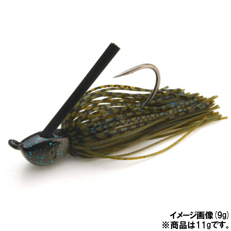 レイドジャパン ラバージグ MASTERJIG 11g ダークシナモンブルーフレーク