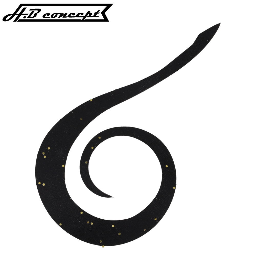 H.B コンセプト ファルケン R タイラバスペアカーリーテール ショート ブラックゴールド【ゆうパケット】