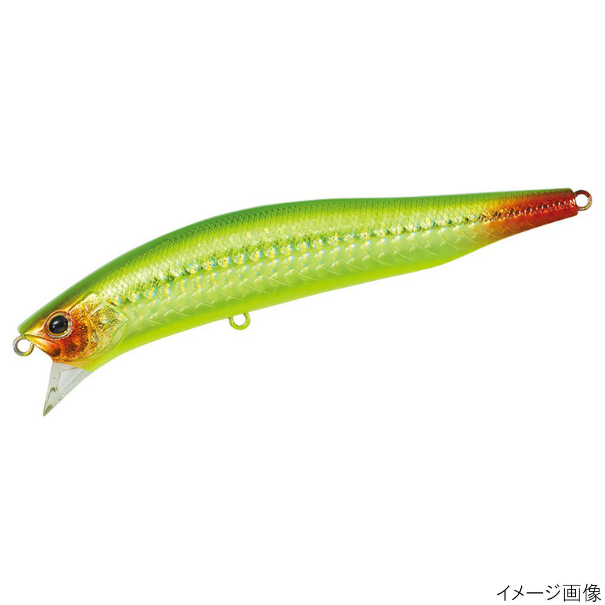 【11/25独占企画★エントリーでP最大28倍&5%クーポン！】ダイワ モアザン クロスウェイク 111F-SSR グリーンゴールドレッドテールのサムネイル