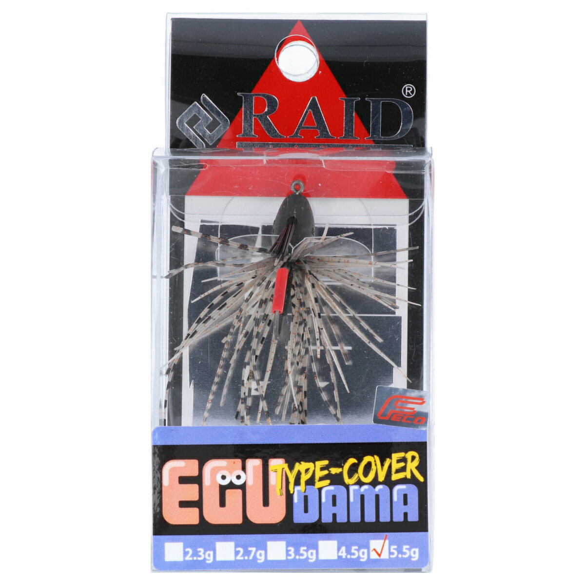 【5日限定!3点購入で最大5000p!】レイドジャパン ラバージグ EGU-DAMA Type-COVER 5.5g 007.ゴーストシュリンプ