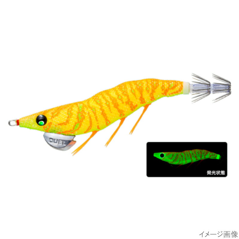 デュエル エギ EZ-Q イージーQ ダートマスター ラトル 3.5号 7.LC 夜光チャート