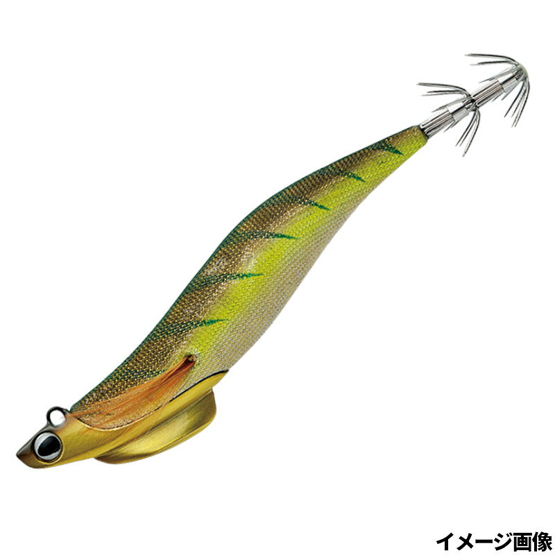 【お買い物マラソン！3点購入でP最大28倍！】ハイドアップ エギ スクイッドシーカー 35 ミディアムヘビー 3.5号 #37MH オリーブ/杉/金ホロ【ゆうパケット】