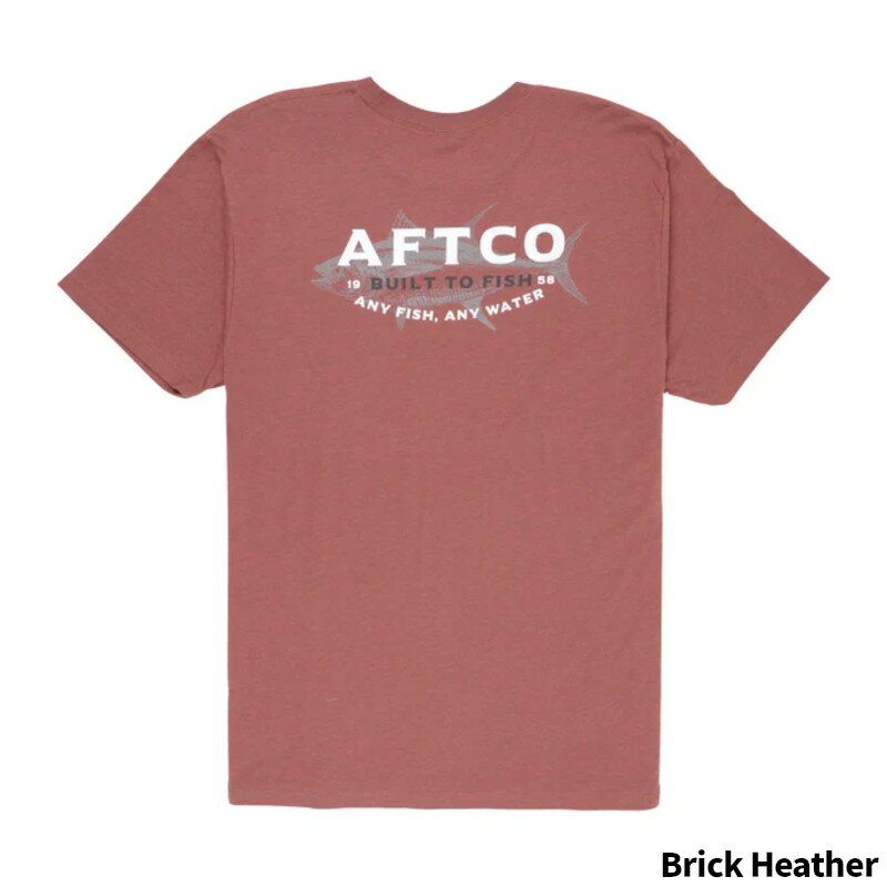 乐天商城 - 【スーパーSALE！最大P10倍&お得なクーポン配布中！】ウェア AFTCO(アフコ) Deep Water SS T-Shirt MT3416 XL(USサイズ-L) Brick Heather