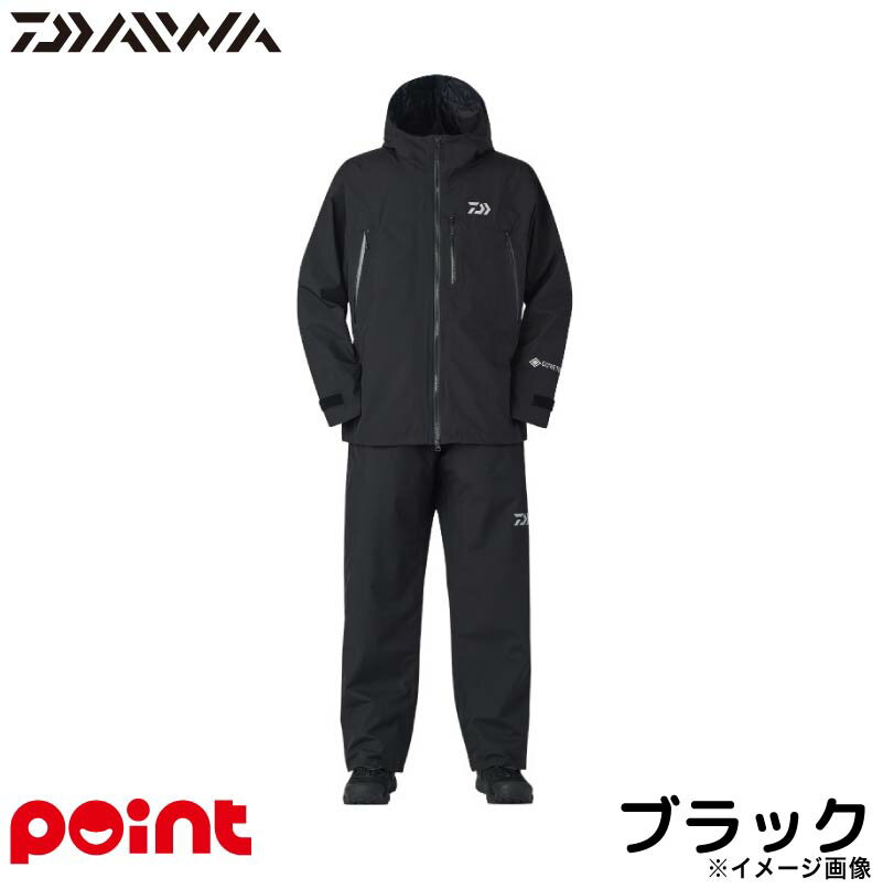 【4月入荷予定/ご予約受付中！】ダイワ ウェア DR-1925 ゴアテックス バーサタイルレインスーツ XL ブラック※代引き・他商品と同時注文・同梱不可