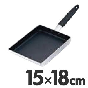【CC】キッチン>フライパン>玉子焼きパンアルミたまご焼き器メーカーTKG商品外寸(mm)15×18、深さ30その他板厚：2.4mm材質・原材料内面フッ素樹脂加工重量・内容量445g