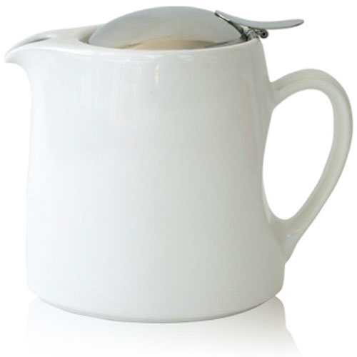 【CC】キッチン>お茶を味わう>ティーポットZEROJAPANのユニバーサルティーポットメーカーZERO　JAPAN商品外寸(mm)145×86×高さ135その他口径：70mm、容量：600cc◆Made in Japanの品質とスタイリッシュで機能的なデザインをステンレススチールと陶器とのコンビネーションで表現◆電子レンジ、直火でのご使用はお避けください。生産国日本キッチン雑貨>食器>急須（茶器）