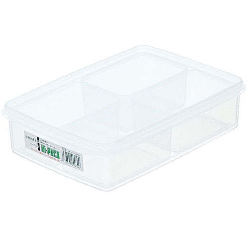 Plastic Storage Containers - エンテック シール容器 ハイパック 角型中子4個付き S-230 1550ml 4ヶ入