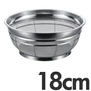 Basket, Cart - 弁慶 F型18-8ステンレス浅型ざる 18cm