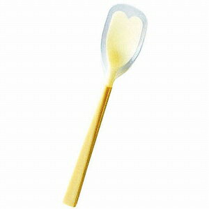 口あたりやさしいスプーン 大(ラージ) イエロー