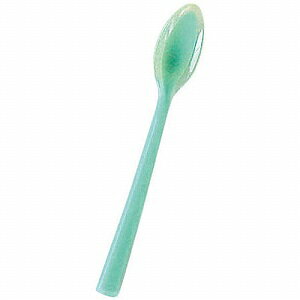 口あたりやさしいスプーン 一体深型 小 ブルー