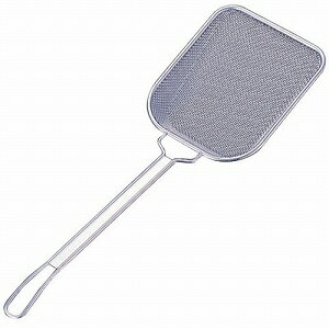 石浜金物工業 18-8ステンレス フライヤーかすあげ 荒目 12メッシュ