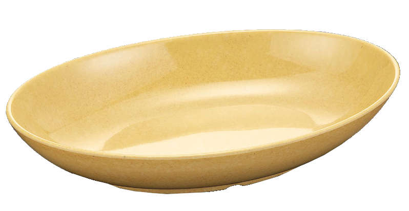 Rakuten - 国際化工 マルケイ クリスタ 22cmオーバルディッシュ サンドイエロー・C E220 SDY メラミン食器 メラミンウェア
