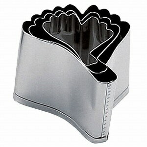 たかもり 18-0ステンレス 野菜抜き型 銀杏 3ヶ組