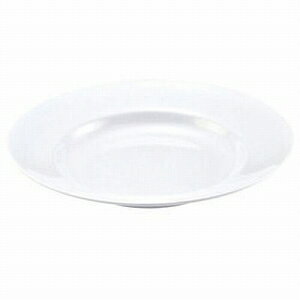 エンテック メラミン食器 ラーメン丼受皿(スープ皿 9インチ) No.50 白