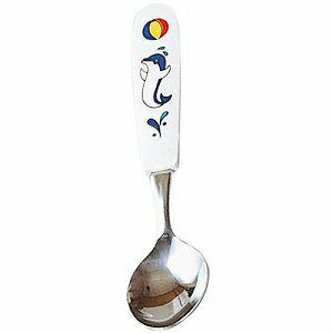 カトラリー　子供用食器　子供用スプーンメーカーエンテック商品外寸(mm)全長138その他消毒・食器洗浄機にも耐えられるので業務用に多く利用されています。材質・原材料ステンレス、柄：メラミン樹脂生産国日本