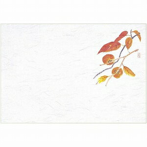 マイン 業務用 使い捨て テーブルマット 四季紙 千寿 39×26.5cm 柿(9月-10月) 100枚入 M30-211