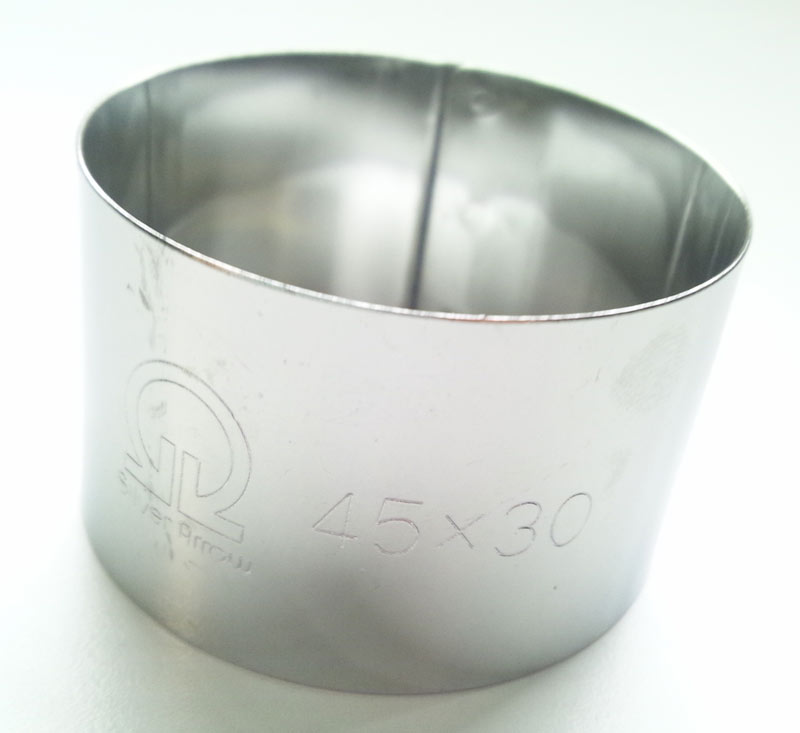 SA 18-0ステンレス セルクルリング 丸型 径45×高さ30mm