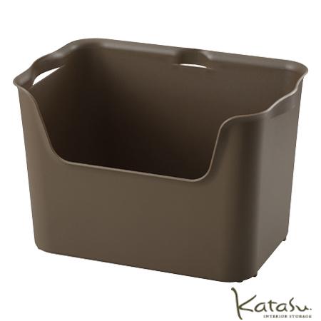 収納ボックスKatasu(カタス) ハコ L ブラウン カラーボックス