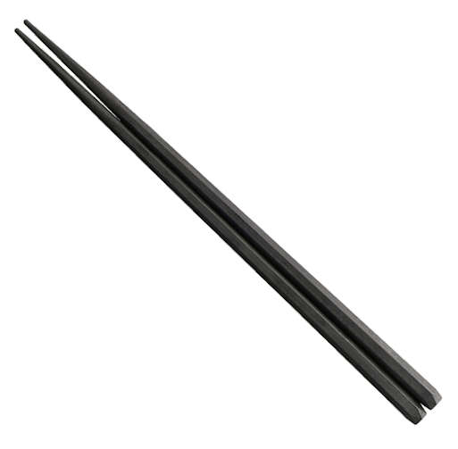 Rakuten - メラミン食器 六角箸 OM (面取タイプ) SPS 黒/22.6cm 福井クラフト