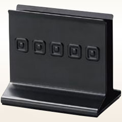 えいむ 業務用 メニューブック立て 重量タイプ メタルメニューブック立て LM BS-61