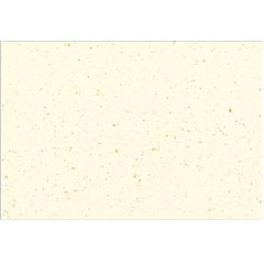 遊-ZEN マット 尺三まっと 390×264mm 金銀雲流 クリーム KG-05 100枚