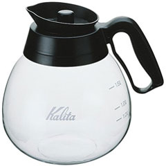 カリタ コーヒーサーバー 耐湯用デカンタ デカンタ 1.8L ブラック 32003