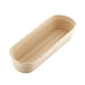 Murano(ムラノ) 籐製醗酵カゴ 小判型ロング