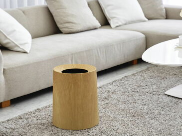 TUBELOR チューブラー ゴミ箱 ダストボックス ローズウッド オークウッド ウッド調 袋が隠れる トラッシュカン リビング ダイニング モダン シンプル イデアコ ideaco