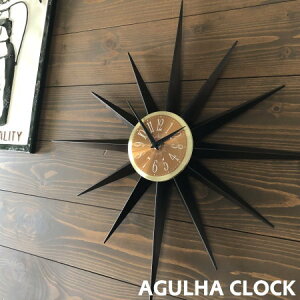 AGULHA アグリア ウォールクロック 掛け時計 壁掛け 時計 レトロ アンティーク風 リビング カフェ ダイニング ステップムーブメント CL-7541 INTERFORM インターフォルム