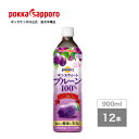ポッカサッポロ公式 サンスウィート プルーン100% 900ml PET 12本 まとめ買い
