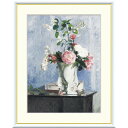 絵画 世界の名画 花のブーケ カミーユ・ピサロ 額入り インテリア アート 額絵 高精彩複製画 送料無料