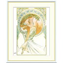 絵画 世界の名画 芸術・詩 アルフォンス・ミュシャ 額入り インテリア アート 額絵 高精彩複製画 送料無料