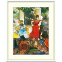 絵画 世界の名画 カフェ・コンセール、レザンバサドゥール エドガー・ドガ 額入り インテリア アート 額絵 高精彩複製画 送料無料
