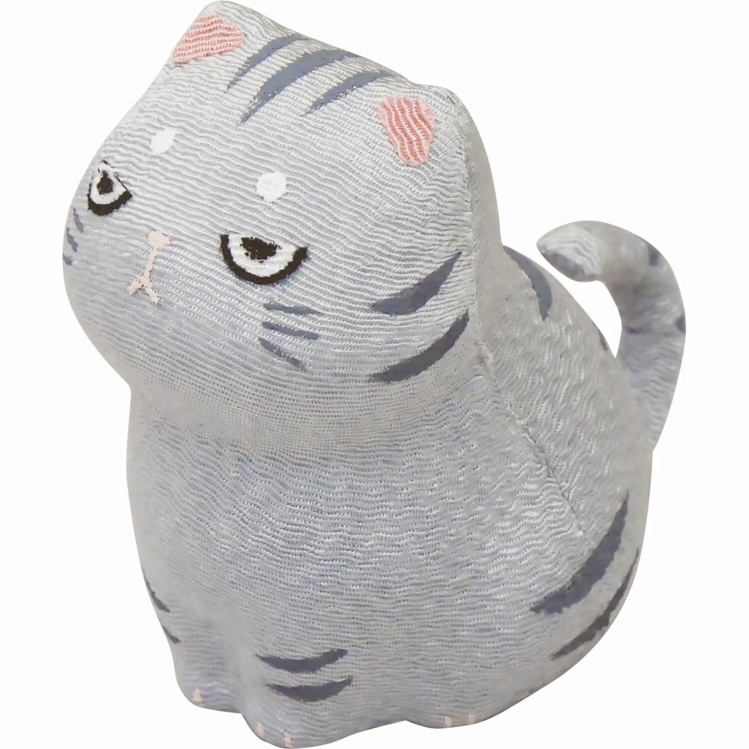 乐天商城 - ボス猫 中 とら 手作りちりめん細工 和みの和雑貨 置物 ねこ・猫雑貨